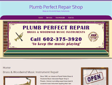 Tablet Screenshot of plumbperfectrepair.com